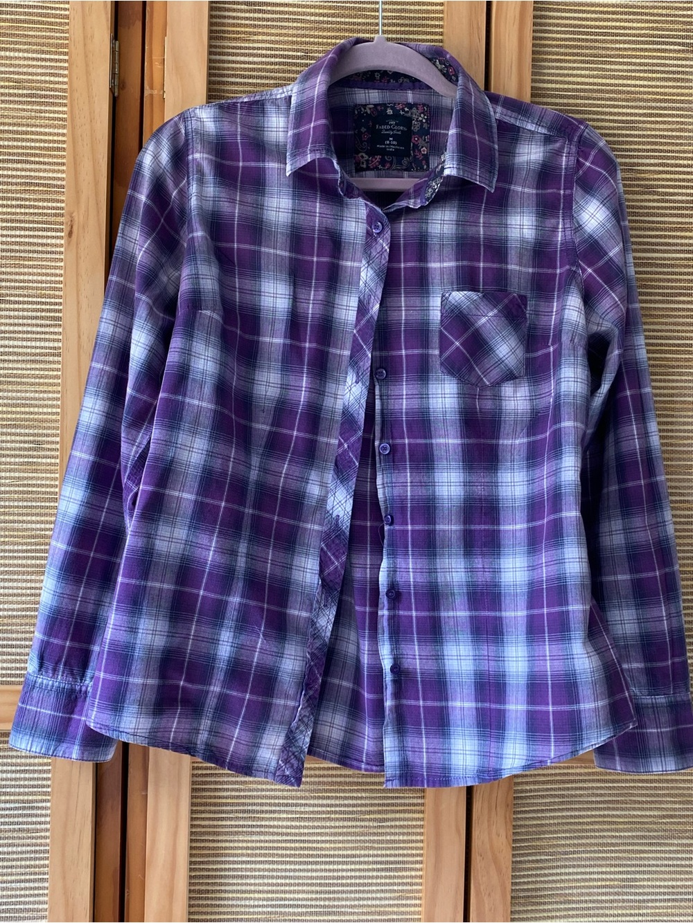 Faded Glory button-up Sz M